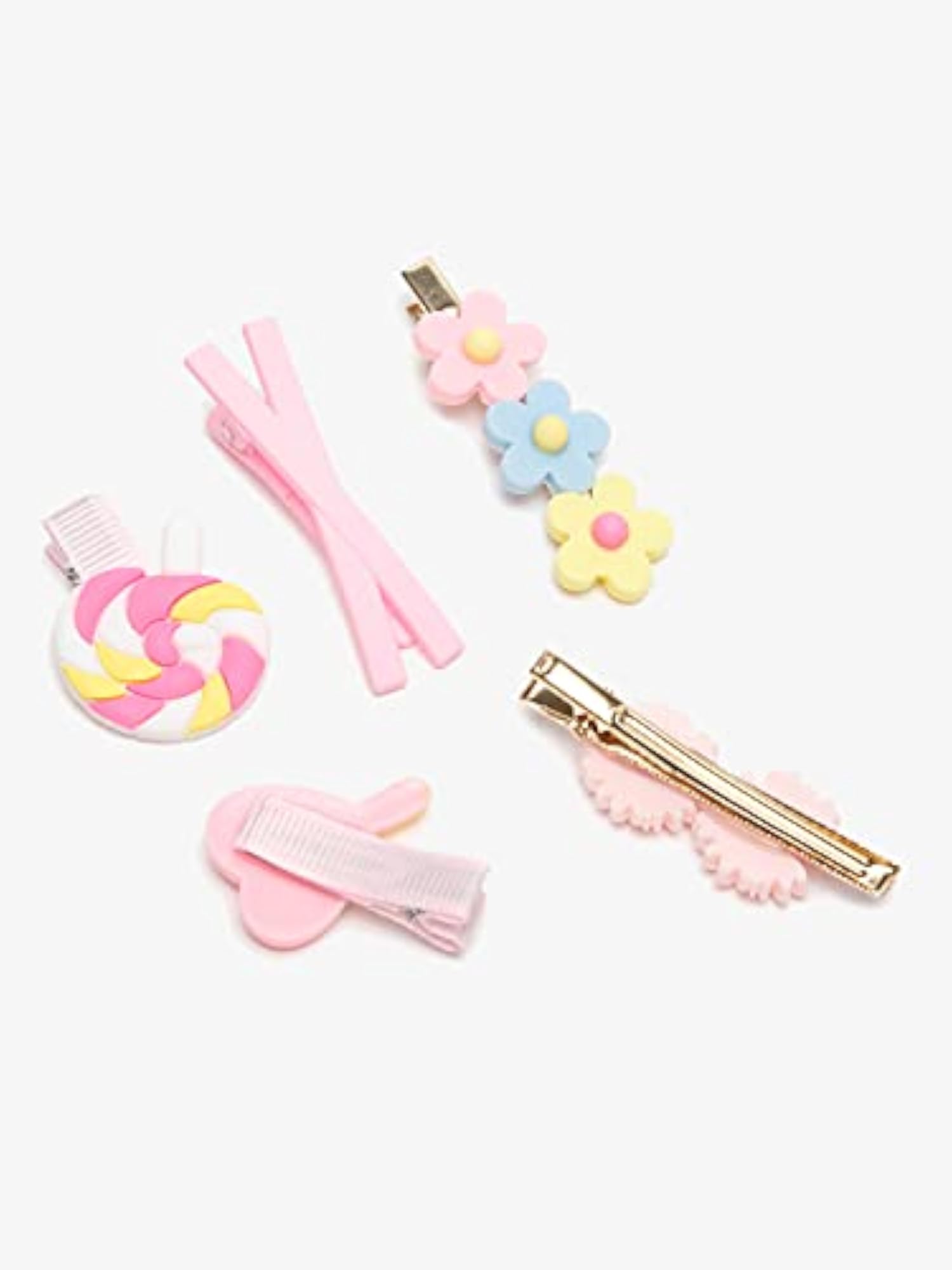 Women's Hair Pins & Clips Combo, Multi-Color Set